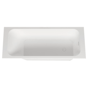 Ванна из искусственного камня Salini Orlando Kit S-Sence 160х70 белая матовая, с ножками и донным клапаном