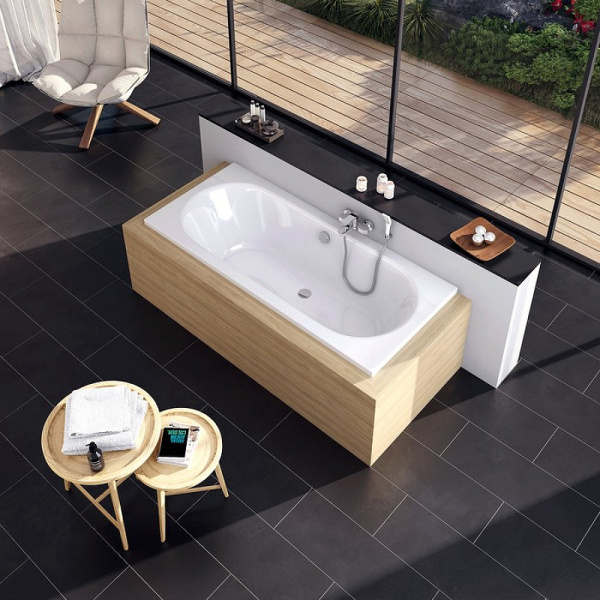 Акриловая ванна Excellent Oceana Slim 170x75 белая без каркаса Акриловая ванна Excellent Oceana Slim 170x75 белая без каркаса