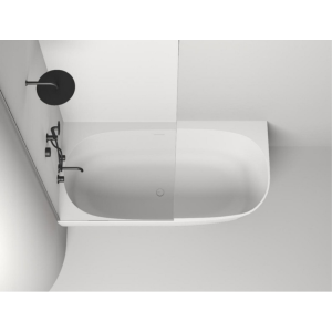 Ванна из искусственного камня Salini Sofia Corner S-Stone 170x85 L белая матовая, с донным клапаном Ванна из искусственного камня Salini Sofia Corner S-Stone 170x85 L белая матовая, с донным клапаном