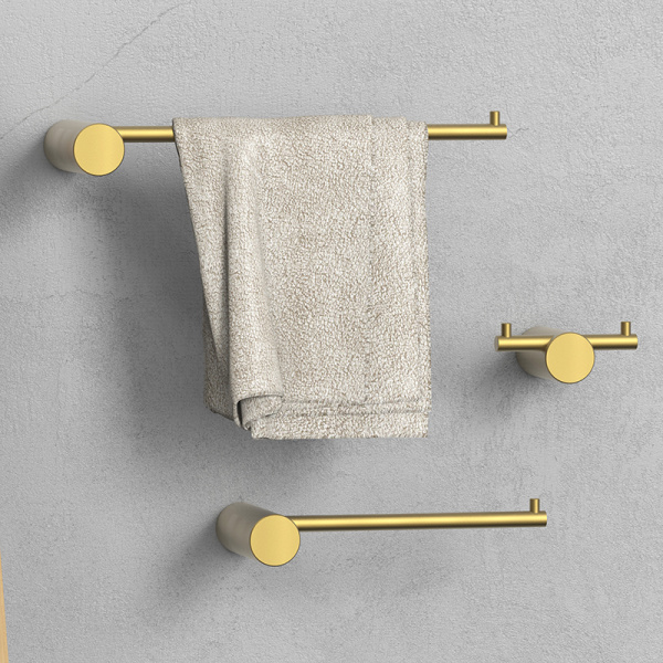 Держатель для туалетной бумаги AVS Slimmer брашированное золото