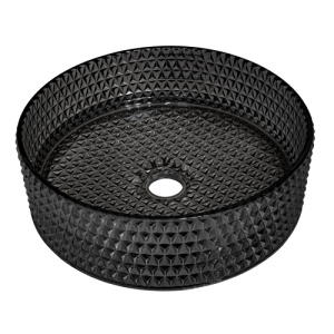 Раковина AVS 813-0213-d36GL03 36x36 черная