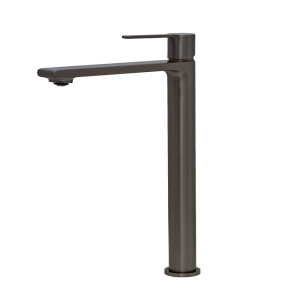 Смеситель для раковины AVS Elegant высокий, оружейная сталь