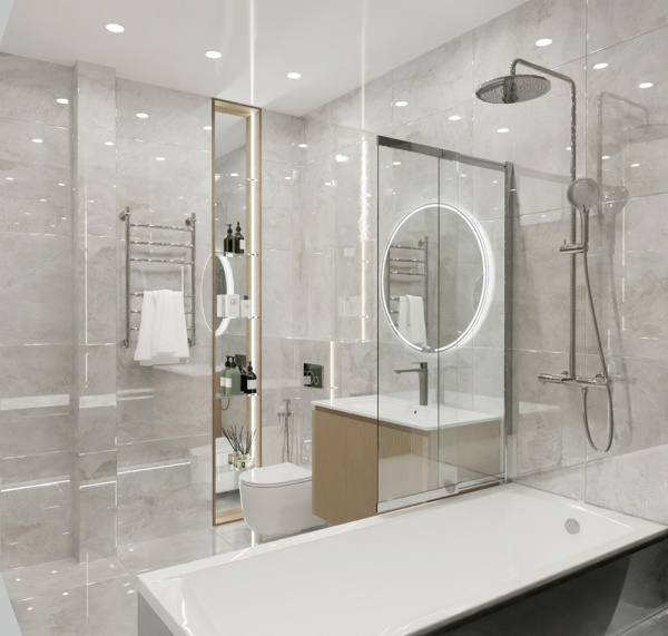 Керамогранит AVS by Colortile Oceanic Blanco 60x60 полированный