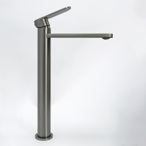 Смеситель для раковины AVS Beauty высокий, оружейная сталь