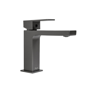 Смеситель для раковины AVS Cube оружейная сталь