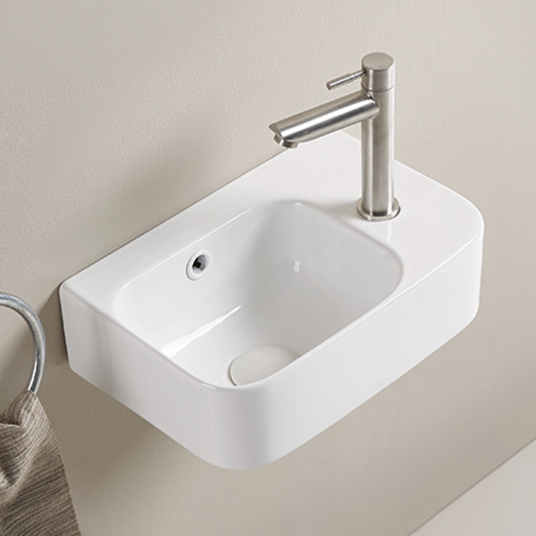 Рукомойник AVS Грэйс 37x25 L, белый