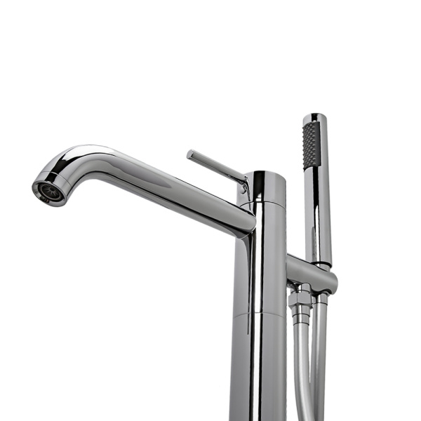 Смеситель для ванны с душем AVS Slimmer напольный, хром