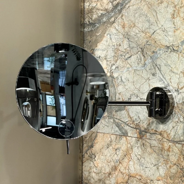 Косметическое зеркало Boheme 508-GM оружейная сталь