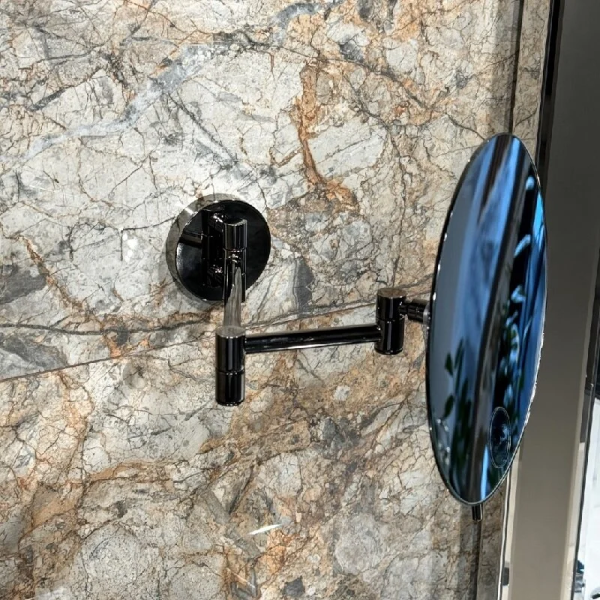 Косметическое зеркало Boheme 508-GM оружейная сталь