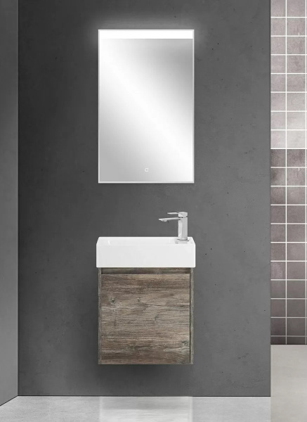 Комплект: Тумба 494*256*490 подвес Pino Pasadena+р-на 7045-KL KRAFT MINI BELBAGNO