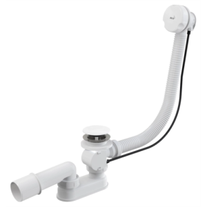 A51BM-80 Сифон д/ван автомат d70 белый ALCAPLAST