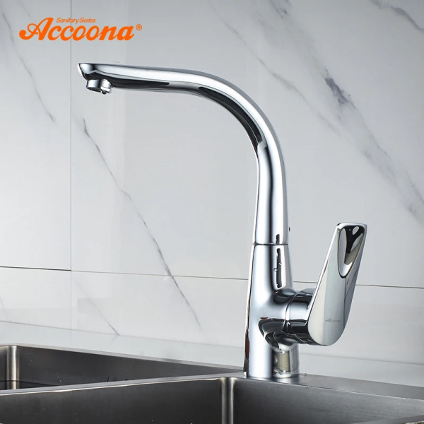 Смеситель для кухни Accoona Sanitary A5310 хром Смеситель для кухни Accoona Sanitary A5310 хром