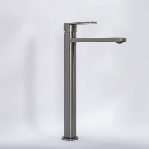 Смеситель для раковины AVS Beauty высокий, оружейная сталь