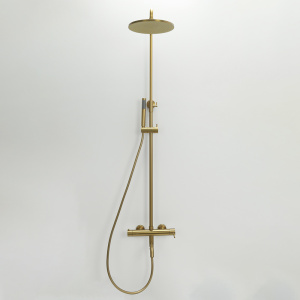 Душевая стойка AVS Slimmer брашированное золото Душевая стойка AVS Slimmer брашированное золото