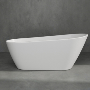 Акриловая ванна AVS Лилия 170х75 белая, с донным клапаном