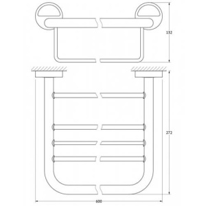 Полка для полотенец Elite Classic C042 Полка для полотенец Elite Classic C042