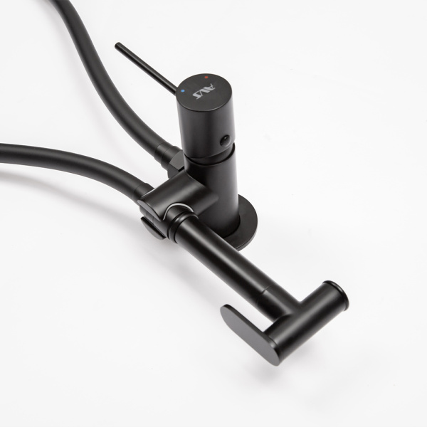 Гигиенический душ со смесителем AVS Slimmer черный матовый Гигиенический душ со смесителем AVS Slimmer черный матовый