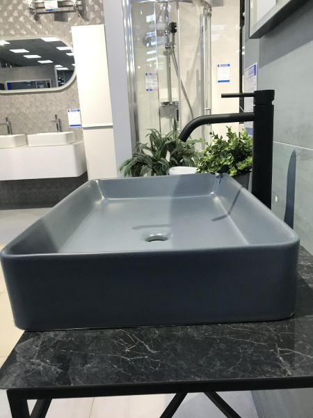 Раковина AVS AVS-82174-MDG 60х40,5 серая Раковина AVS AVS-82174-MDG 60х40,5 серая