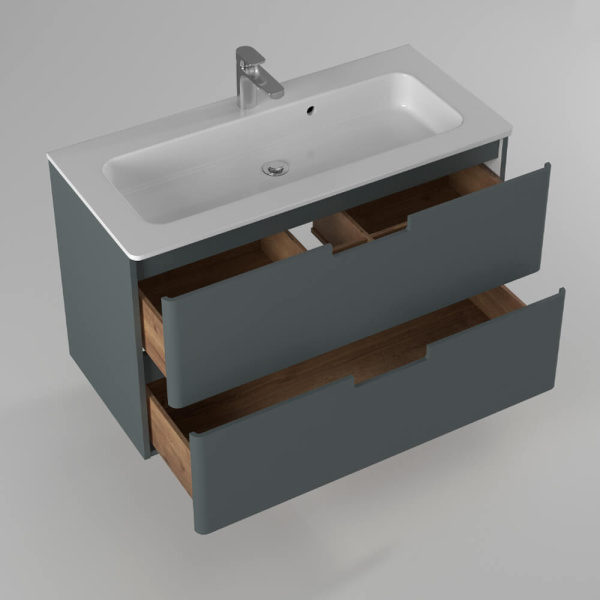 Тумба с раковиной Briz Прато 240 03-18100-16 ГРН 100 см