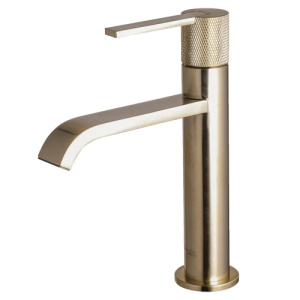 Смеситель для раковины Maxonor Beauty PL1084-6 золото матовое