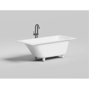 Ванна из искусственного камня Salini Orlando S-Sense 170х70 белая матовая, с ножками Ванна из искусственного камня Salini Orlando S-Sense 170х70 белая матовая, с ножками
